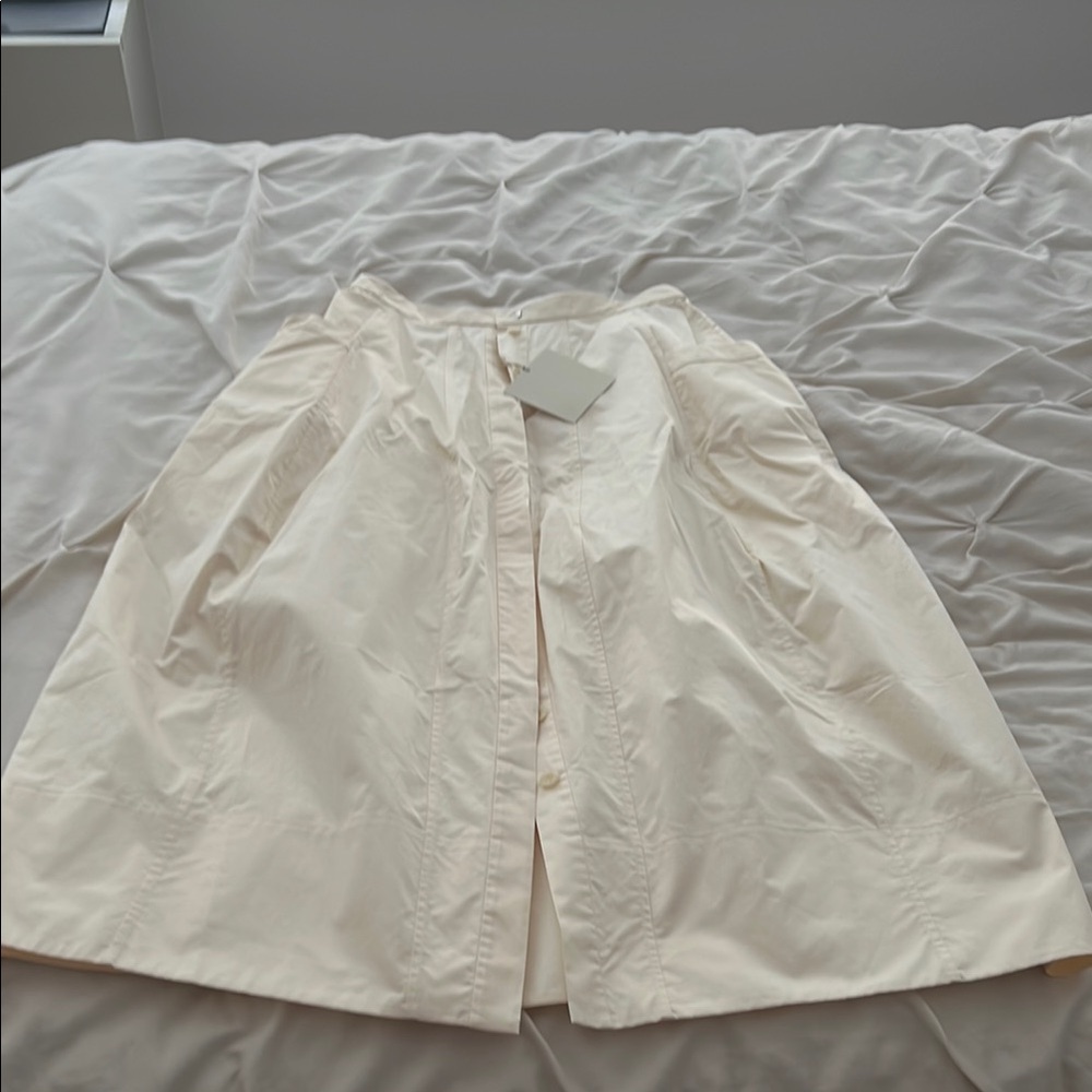 Tibi eco poplin lantern skirt